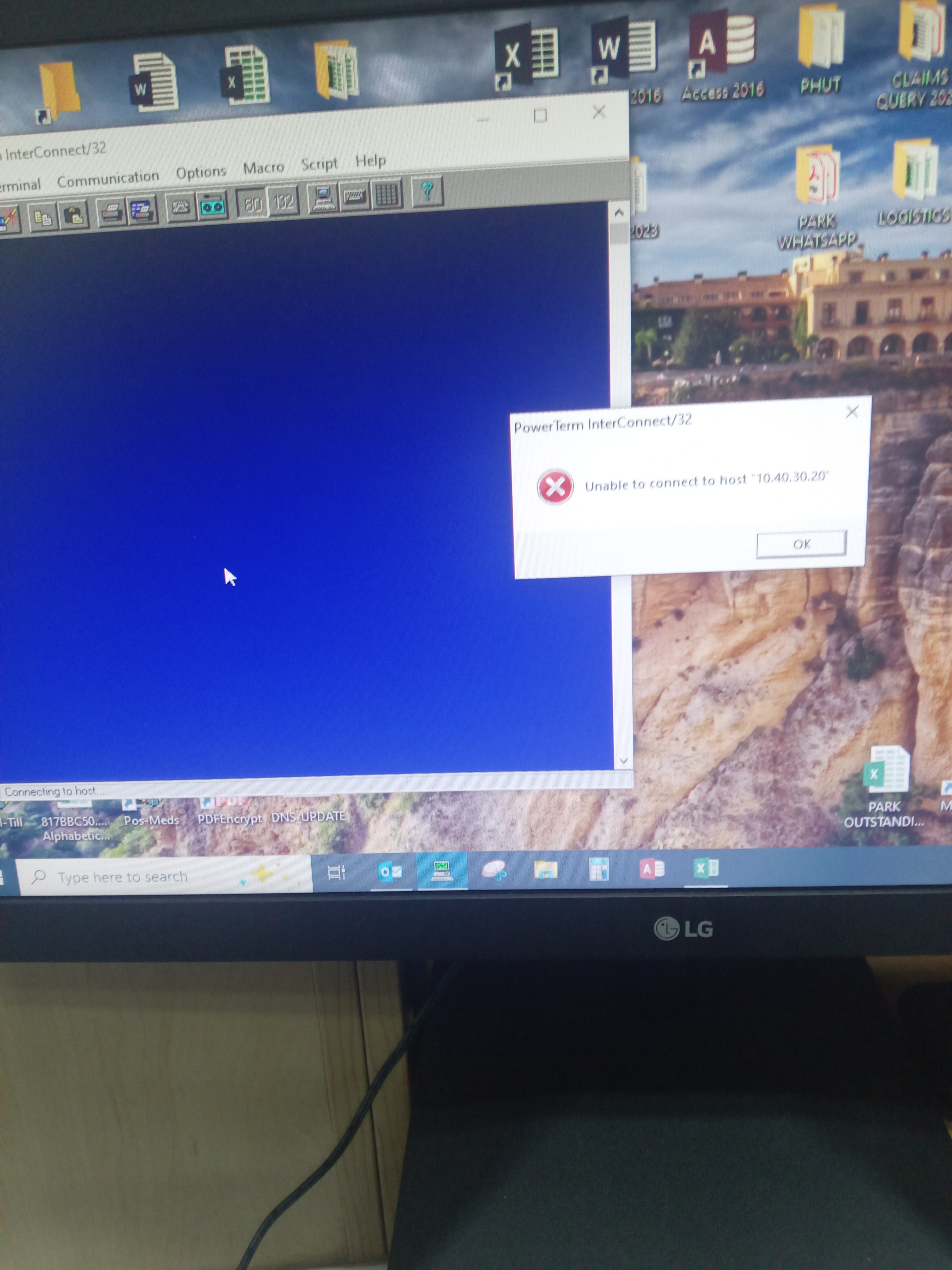 Reported fault photo